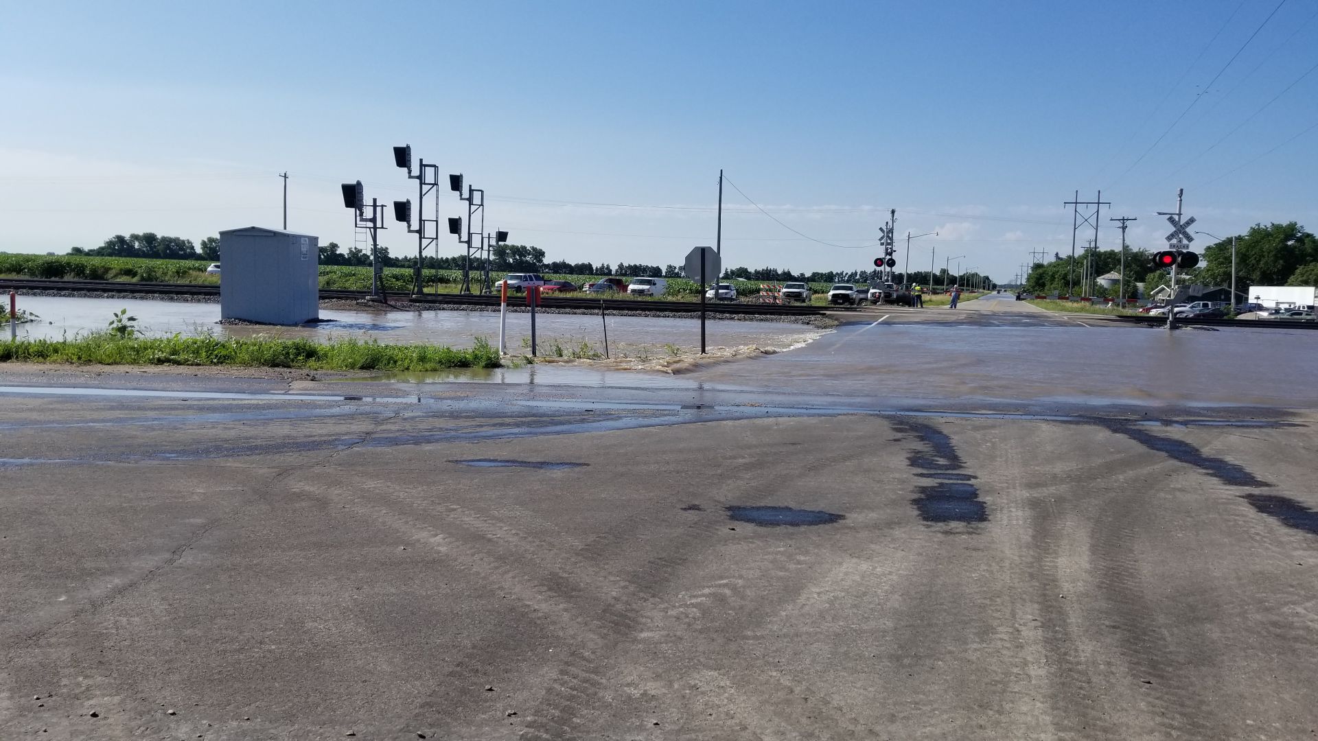 Flooding in Gibbon, Nebraska